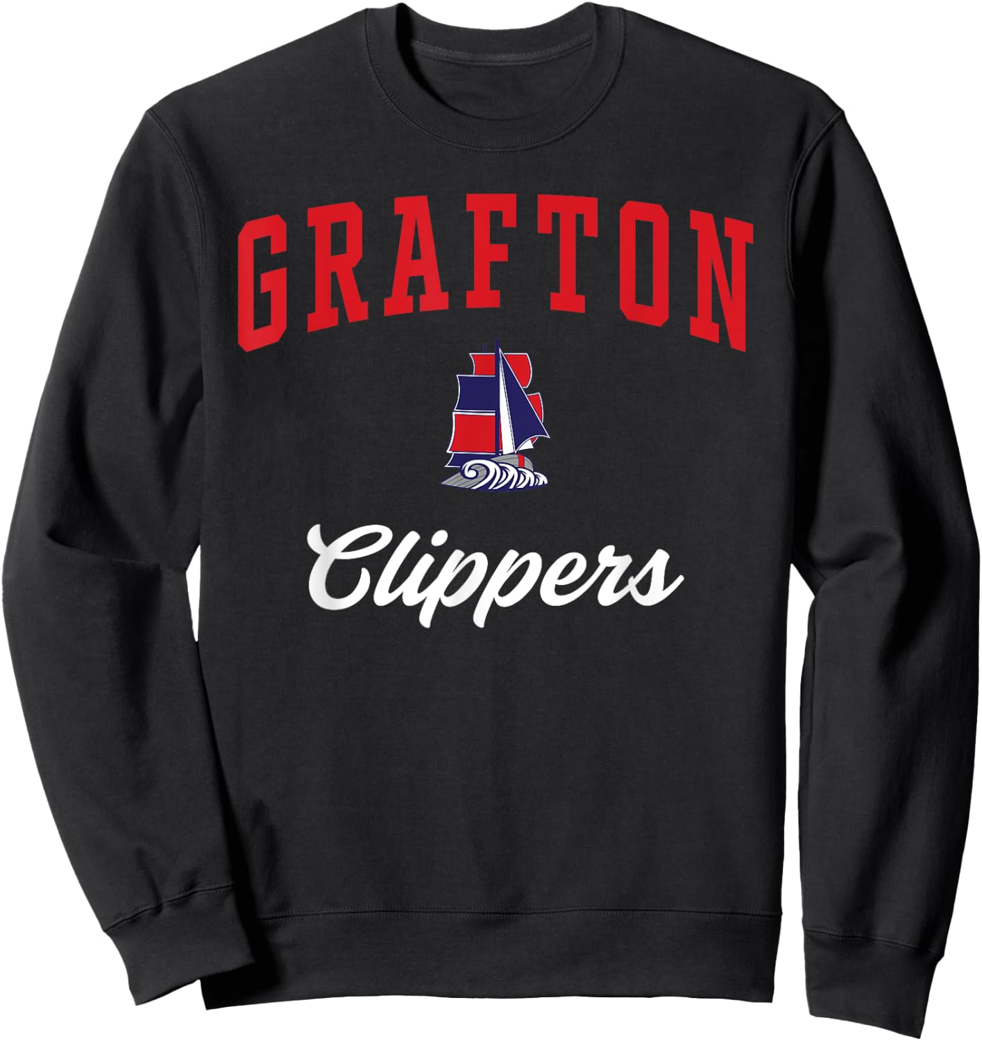 Grafton High School Clippers Sweatshirt - Sweatshirt | Black