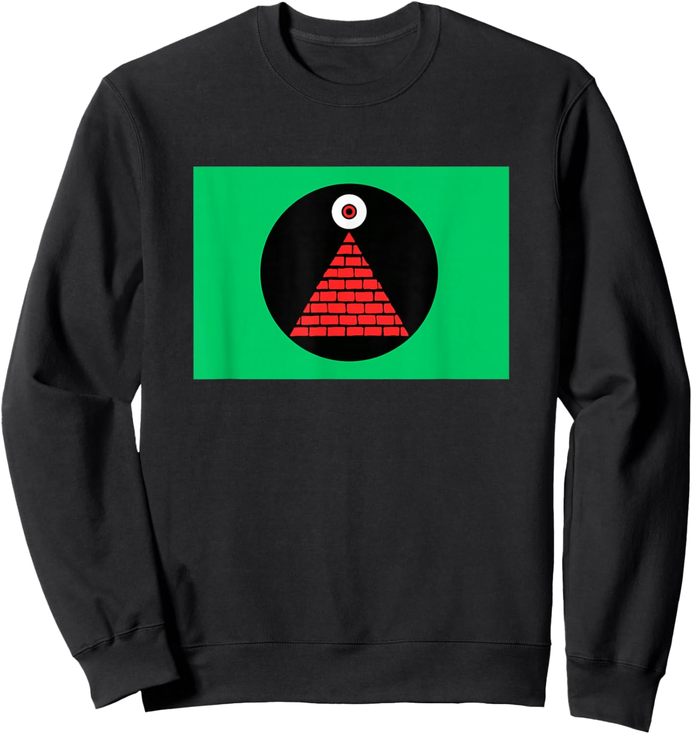 Mars Attacks Flag Shirt Martian Space Alien Sweatshirt - Sweatshirt | Black