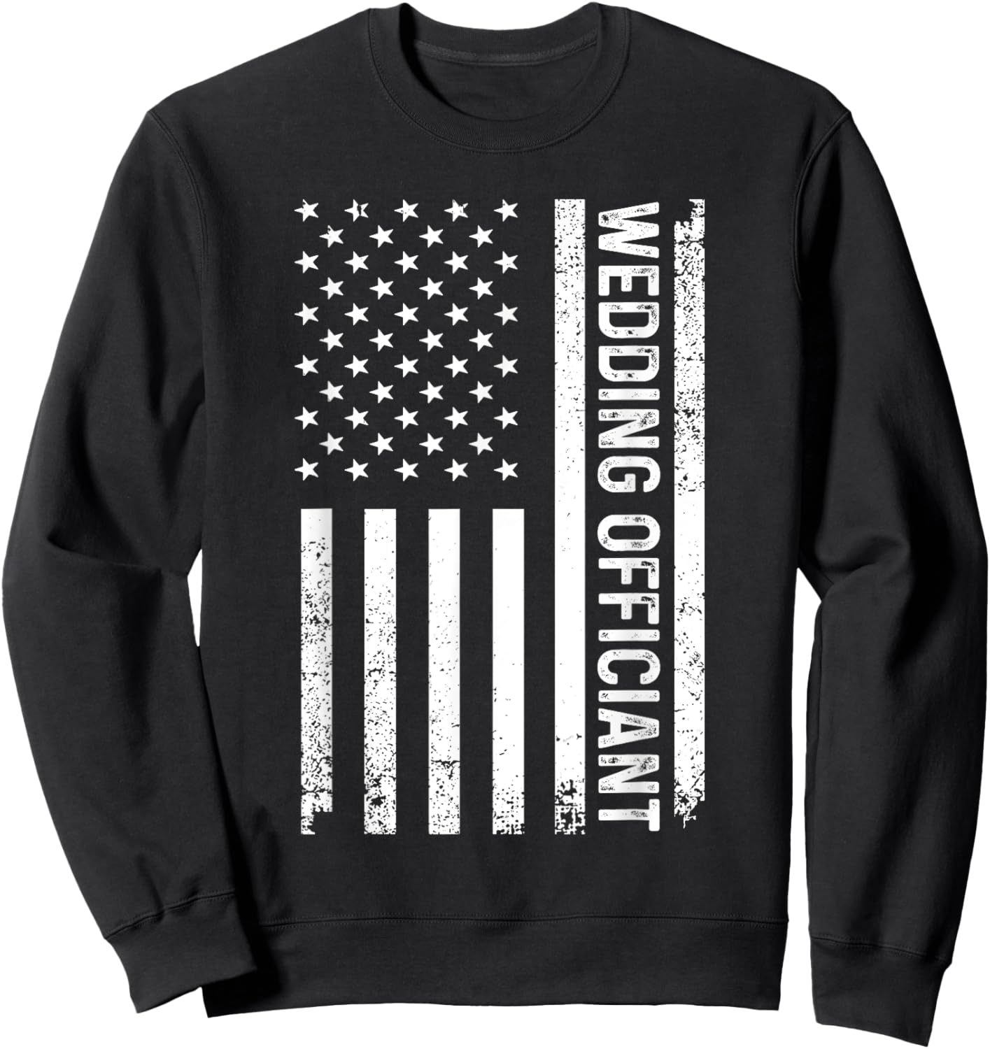 Funny Wedding Officiant Art Women Marriage Officiant Sweatshirt - Sweatshirt | Black