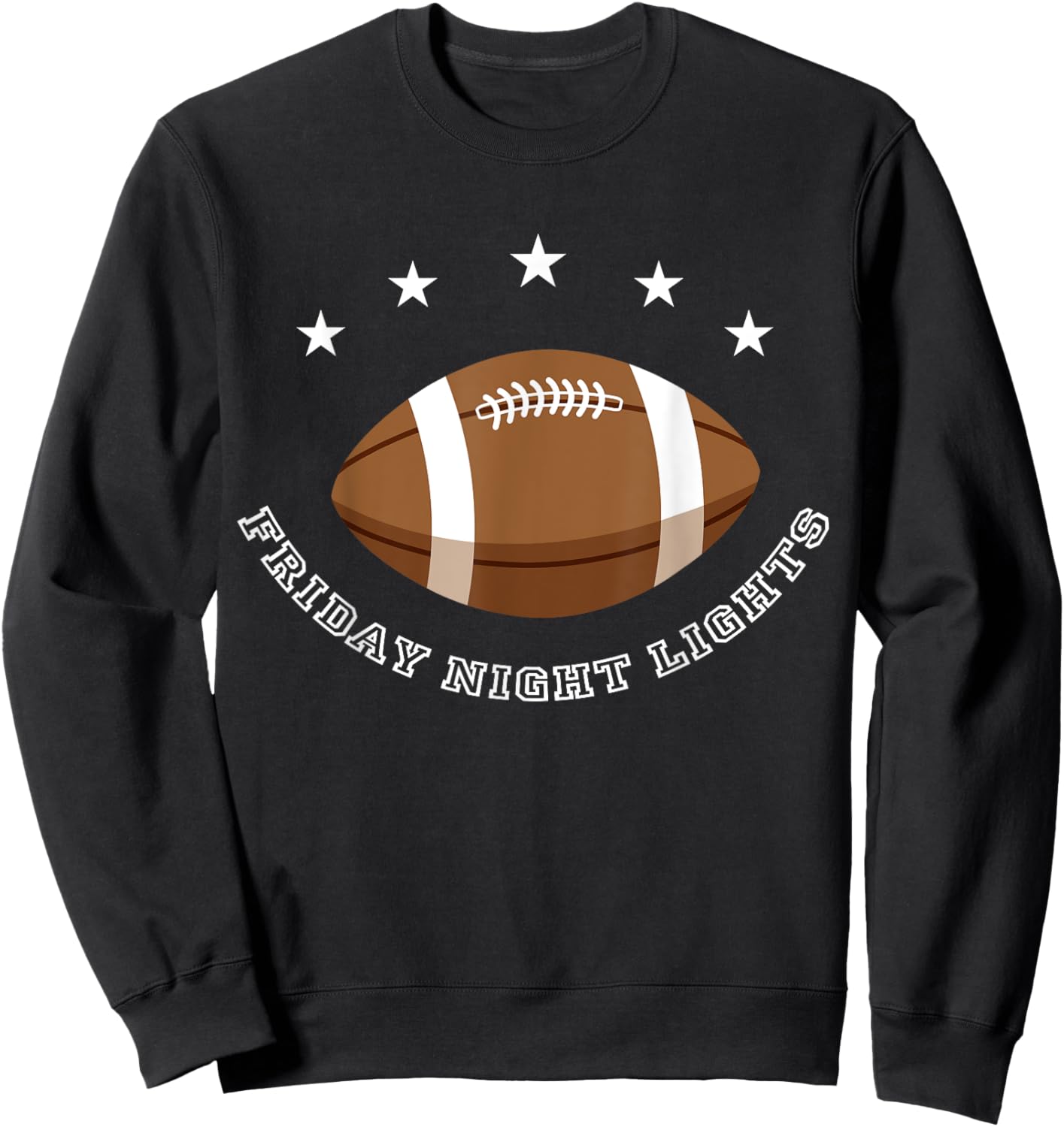 Friday Night Lights Football Sweatshirt - Sweatshirt | Black