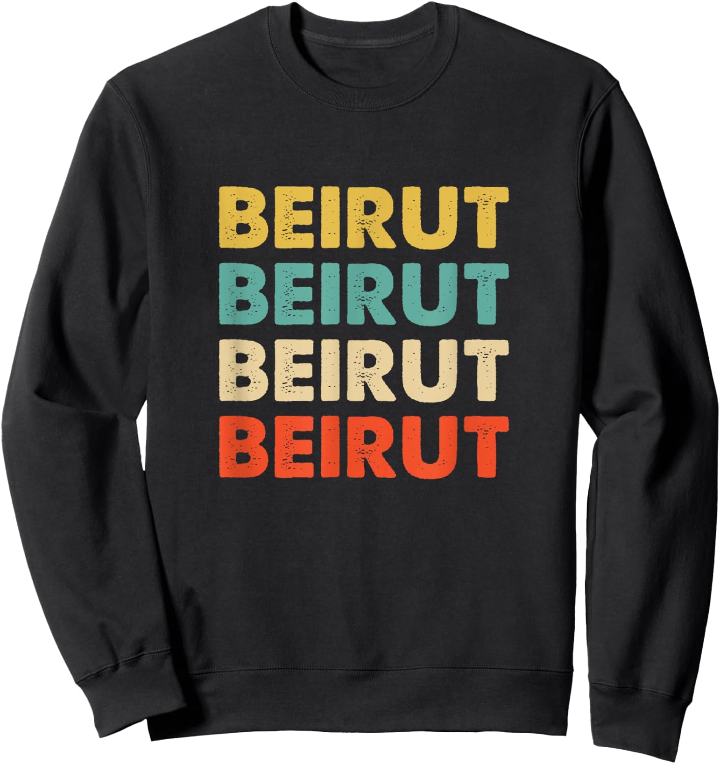 Beirut Lebanon Sweatshirt - Sweatshirt | Black