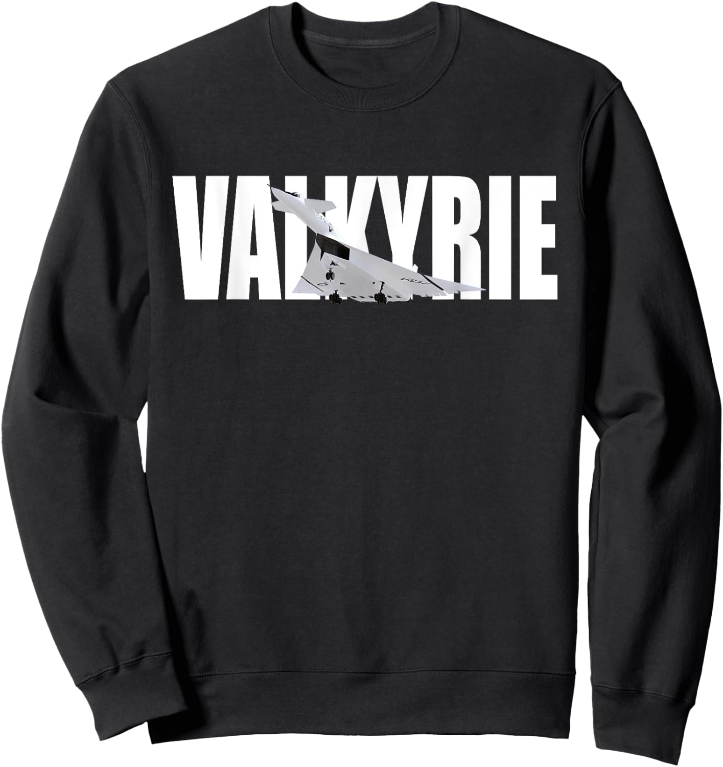 XB-70 XB70 Valkyrie US Bomber Jet Airplane Sweatshirt - Sweatshirt | Black