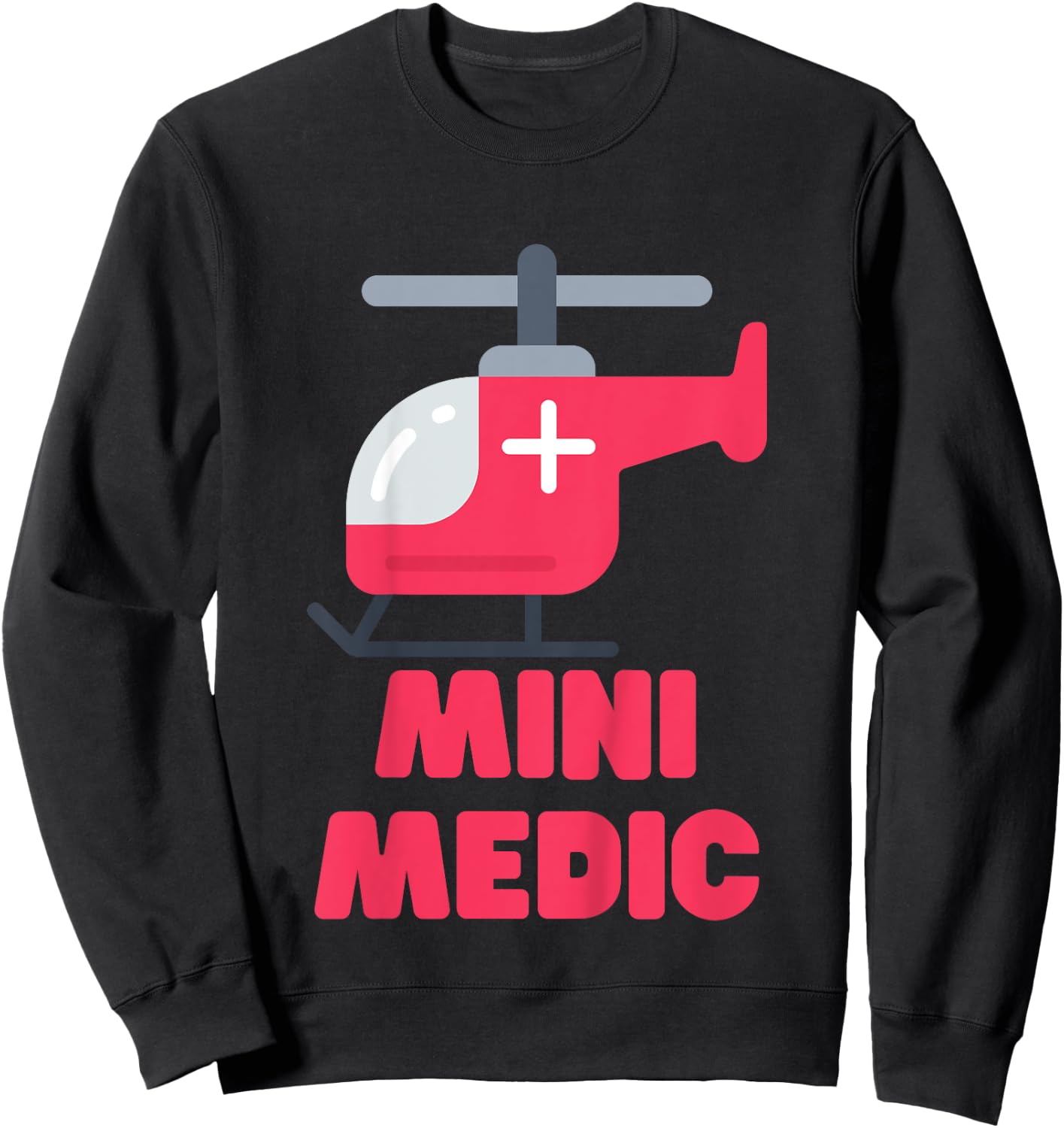 Paramedic Toddler First Responders EMT Kids Sweatshirt - Sweatshirt | Black
