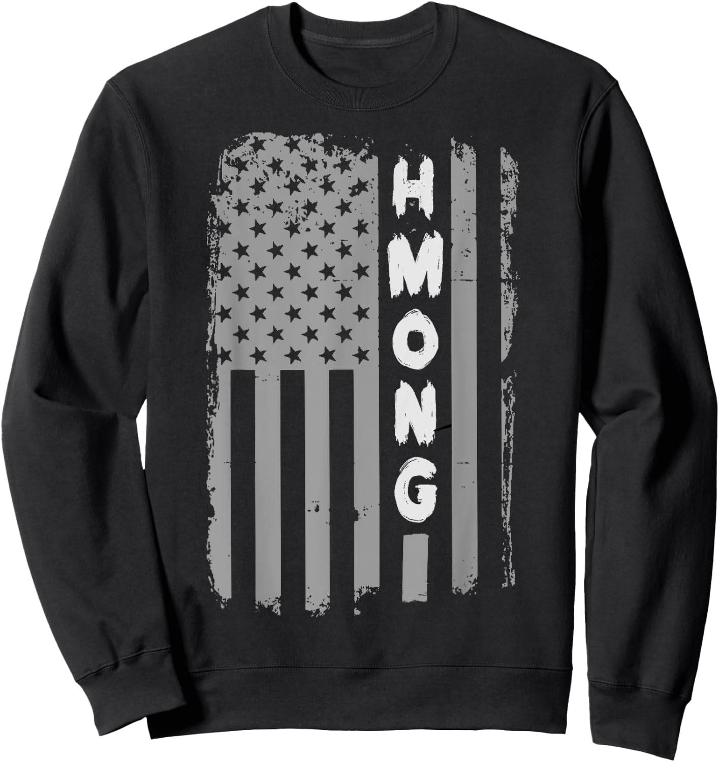 Hmong Hmoob Culture Art Clothing Sweatshirt - Sweatshirt | Black