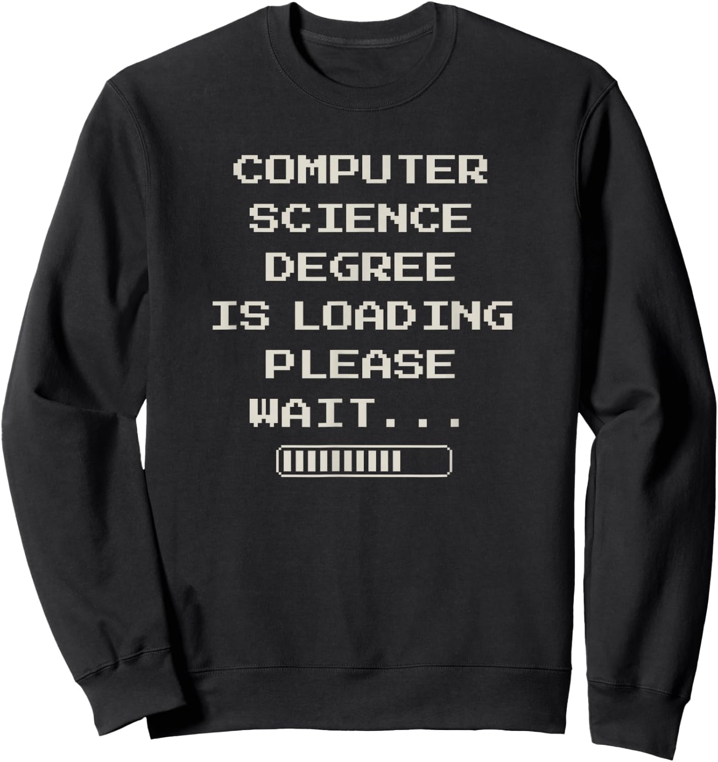 Computer Science Gifts Funny Computer Science - Black Adults - Small - Modern Casual Gaming Coding Sweatshirt - Sweatshirt | Black