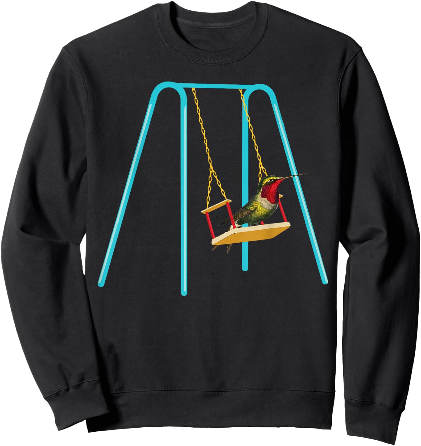 Hummingbird Swing Hummingbird Spirit Animal Sweatshirt - Sweatshirt | Black