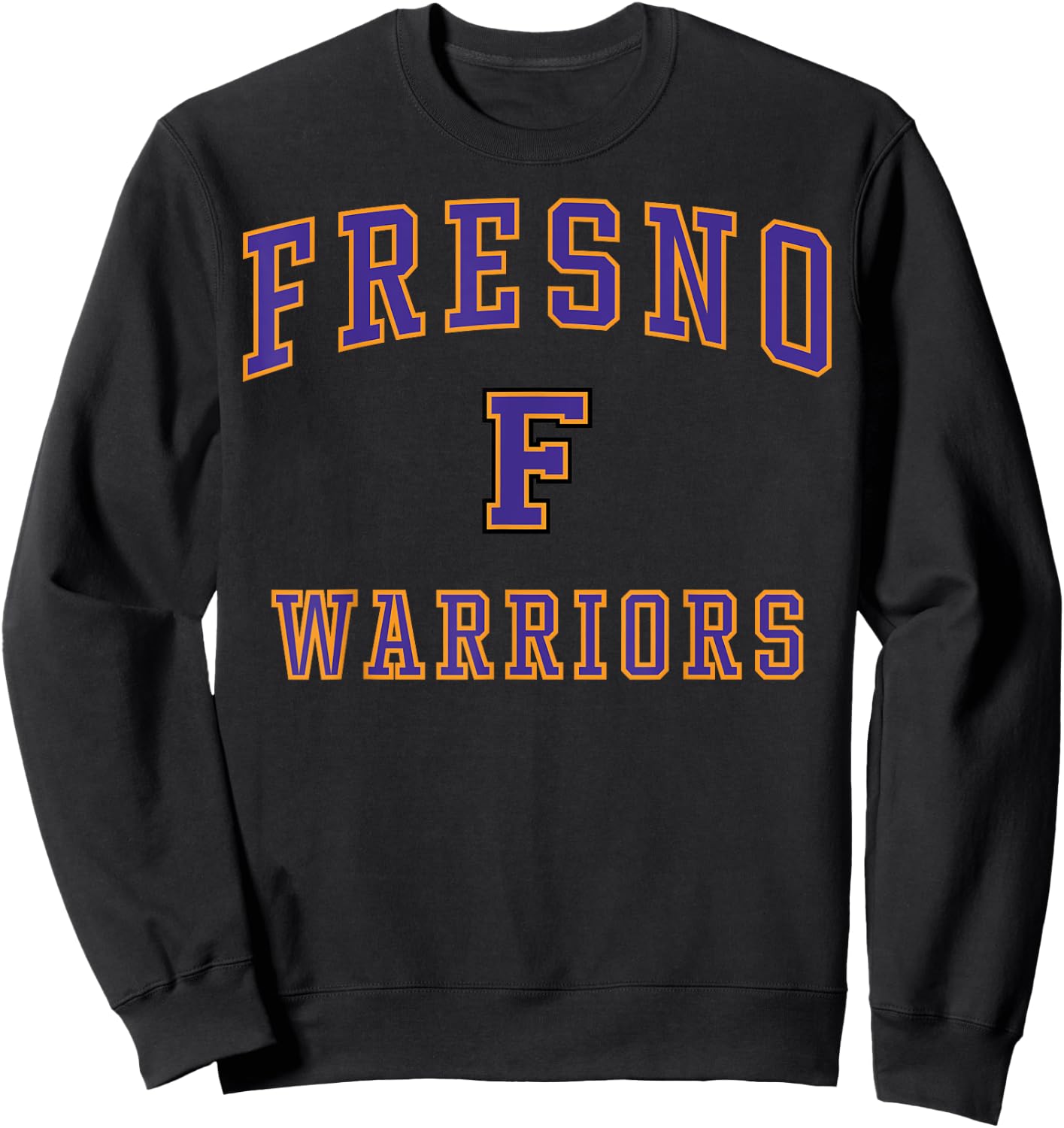 Fresno High School Warriors C1 Sweatshirt - Sweatshirt | Black