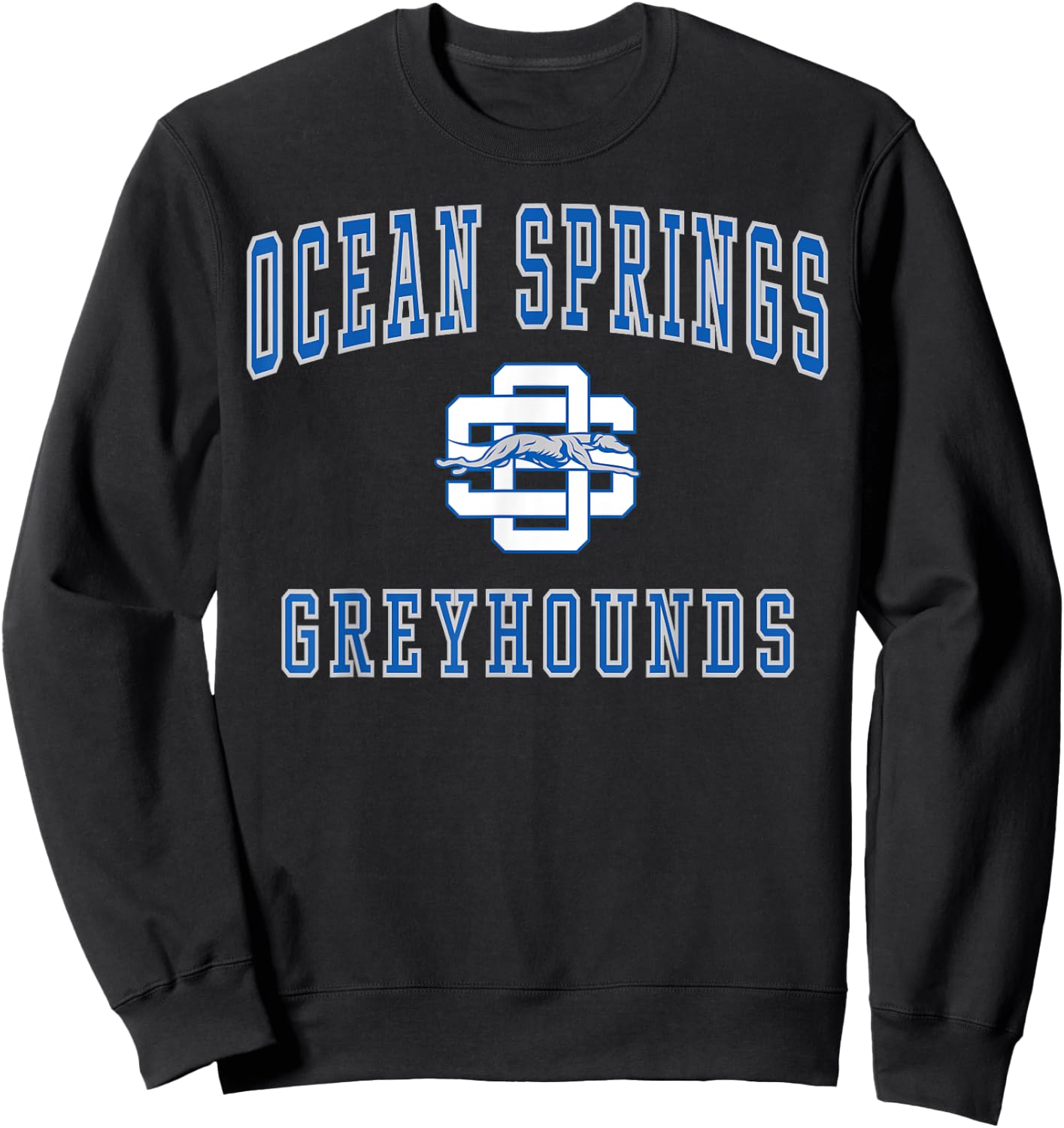 Ocean Springs High School Greyhounds C1 Sweatshirt - Sweatshirt | Black