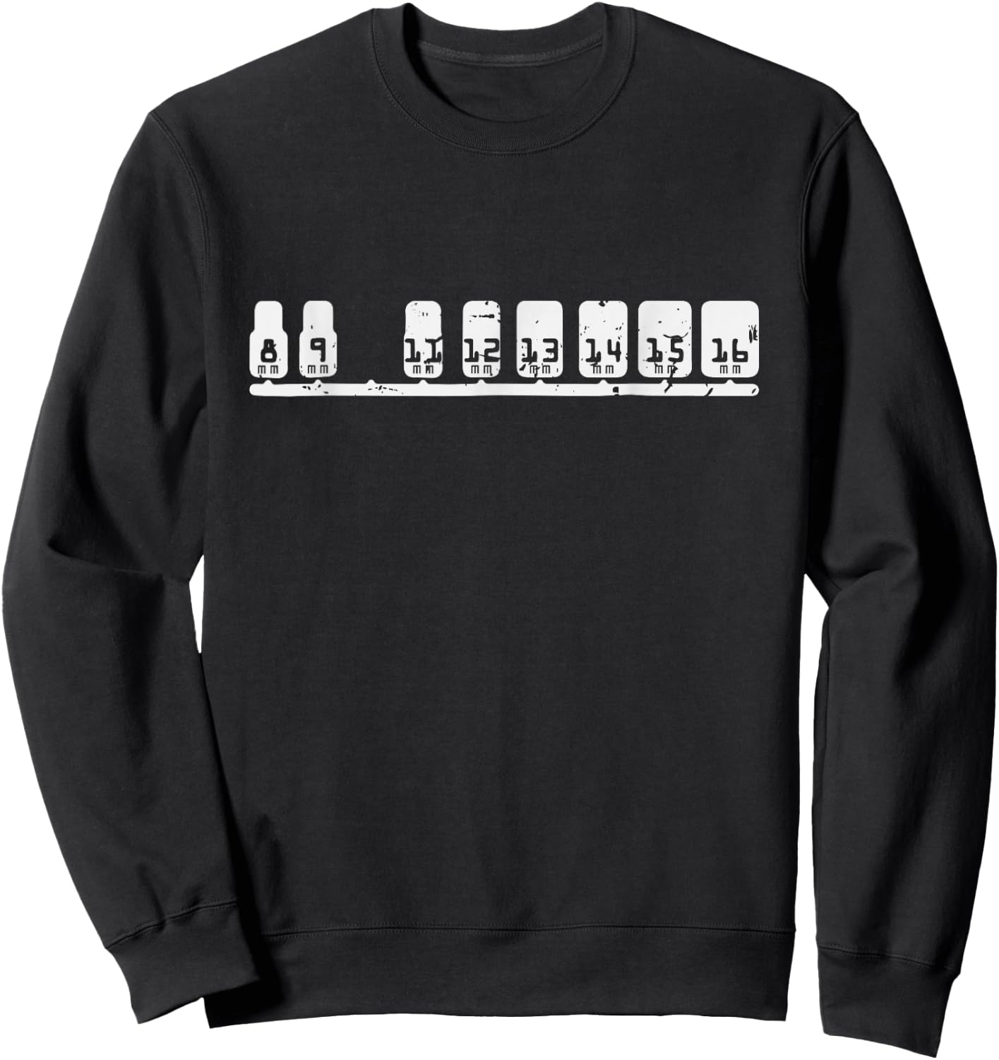 Funny Missing 10 mm Socket Gear Head Mechanic Gift Sweatshirt - Sweatshirt | Black