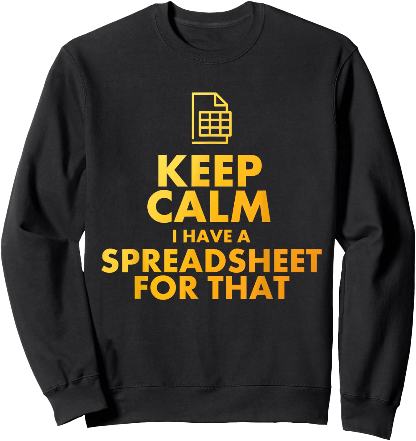 Best Accountant Design Women Accounting Spreadsheet Sweatshirt - Sweatshirt | Black