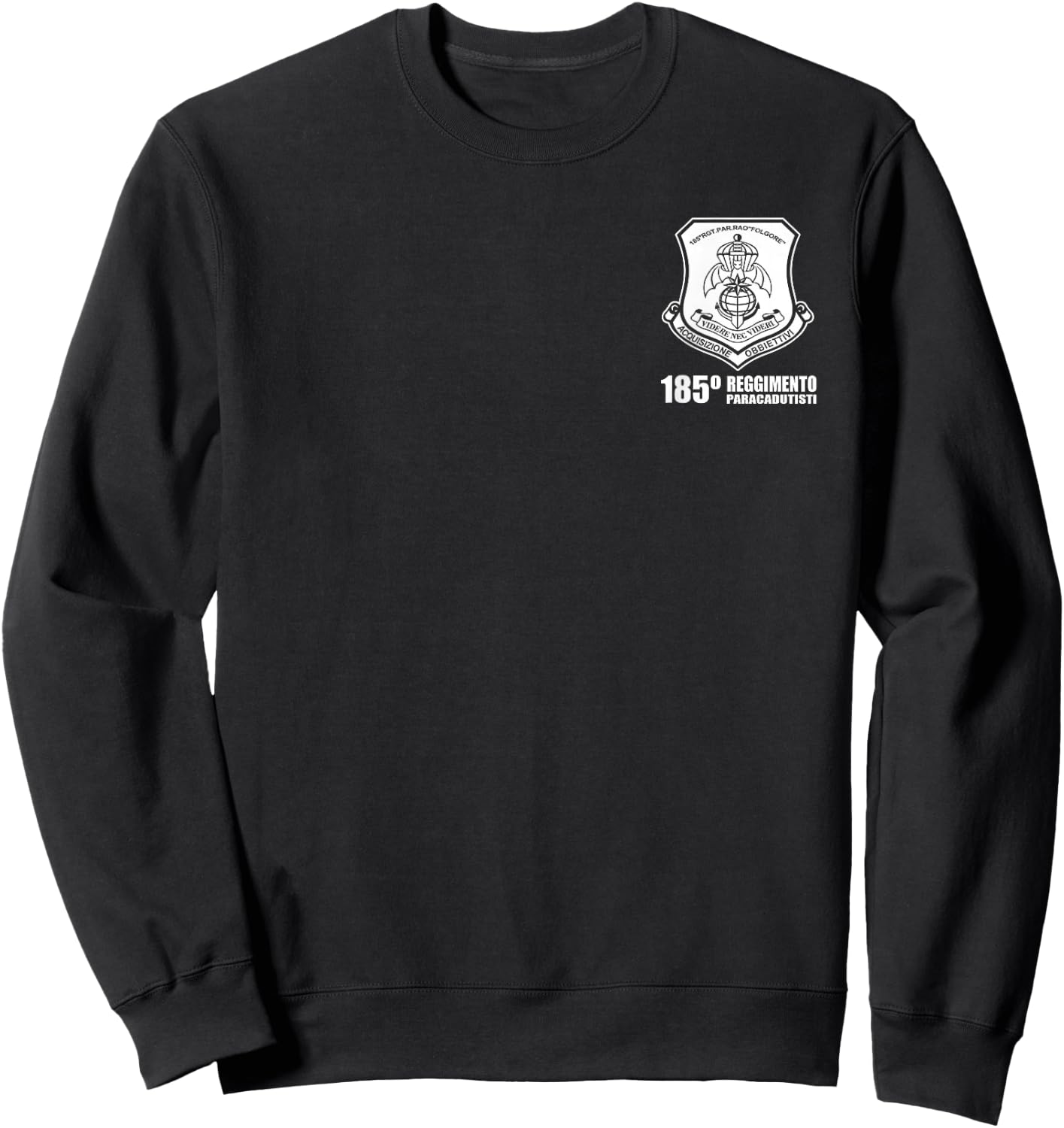 Italian Special Forces 18th Paratroopers Folgore Sweatshirt - Sweatshirt | Black