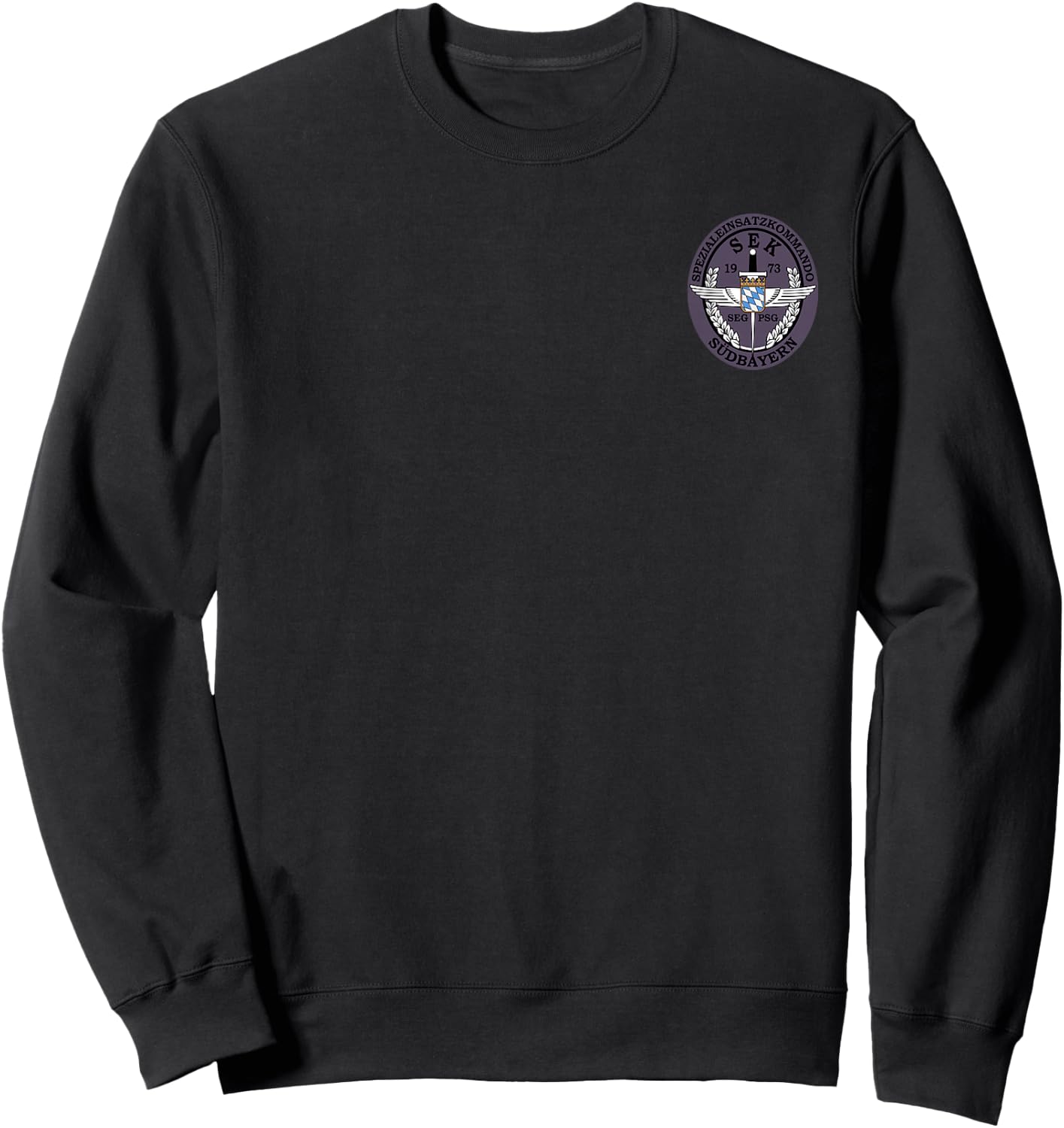 Germany South Bayern SWAT Police SEK Spezialeinsatzkommando Sweatshirt - Sweatshirt | Black