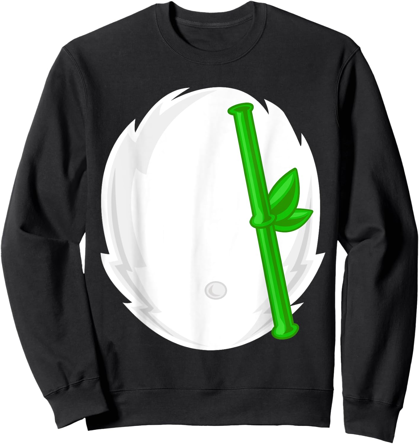 Panda Halloween Costume Cute Belly Hairy Men Women Kids Sweatshirt - Sweatshirt | Black
