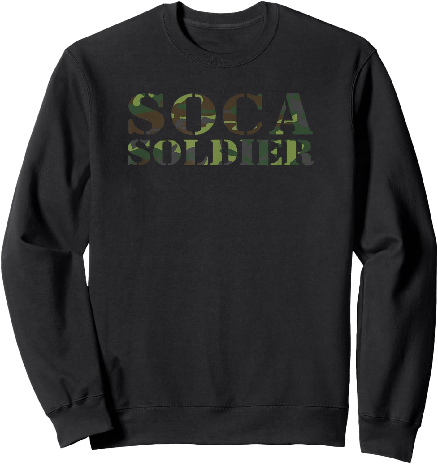 Soca Soldier Army Fete Trinidad Carnival 2020 Sweatshirt - Sweatshirt | Black
