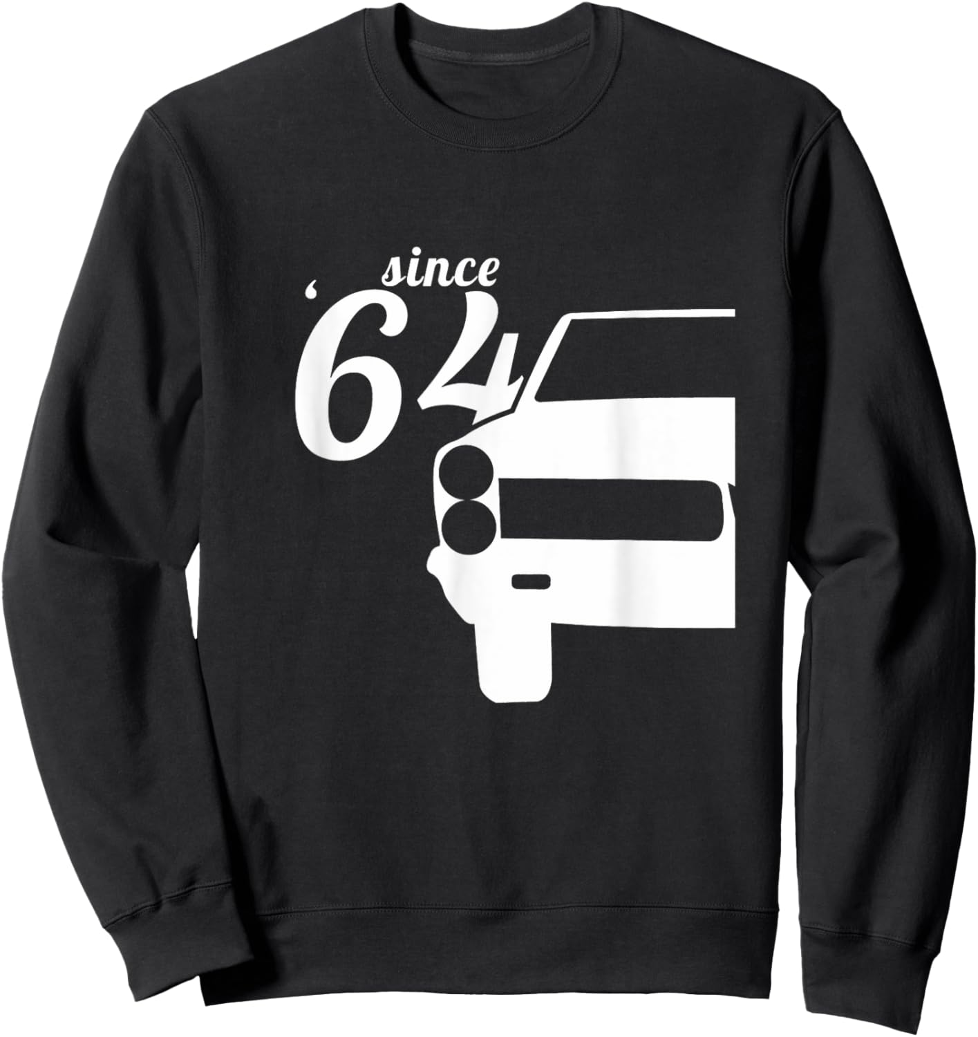 1964 64 GTO Classic Car Old School Muscle Car Sweatshirt - Sweatshirt | Black