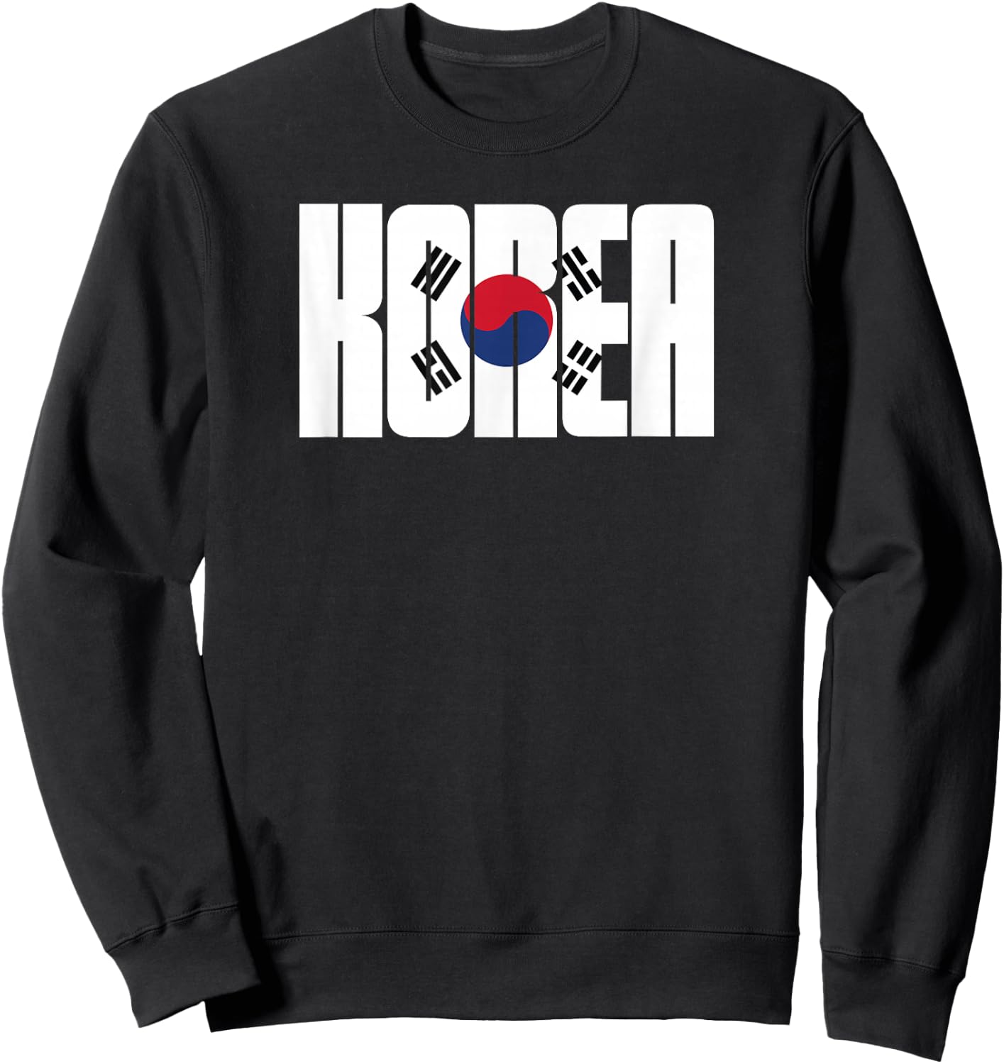 Patriotic Korean South Korea Shirt Sweatshirt - Sweatshirt | Black