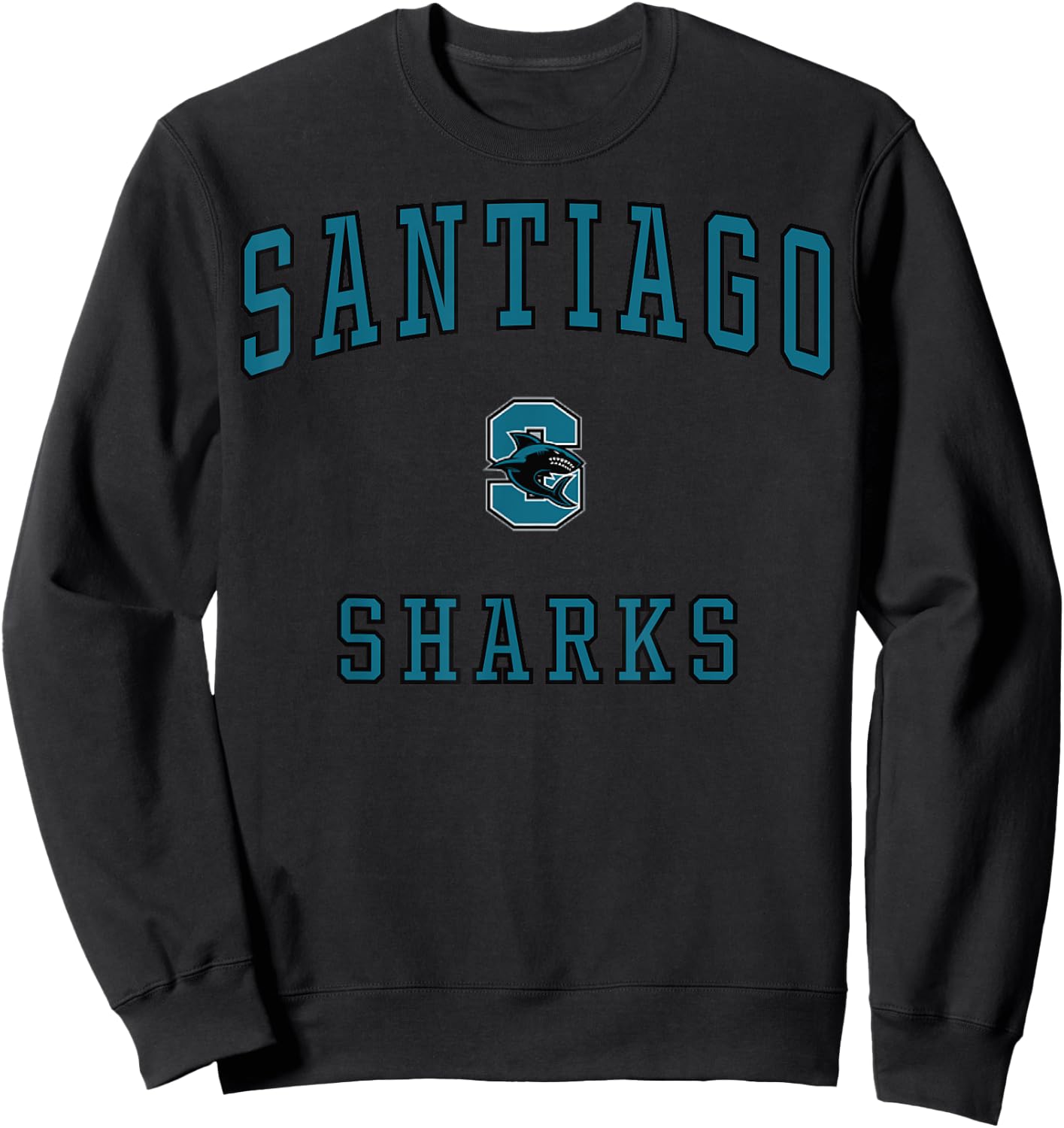 Santiago High School Sharks C1 Sweatshirt - Sweatshirt | Black