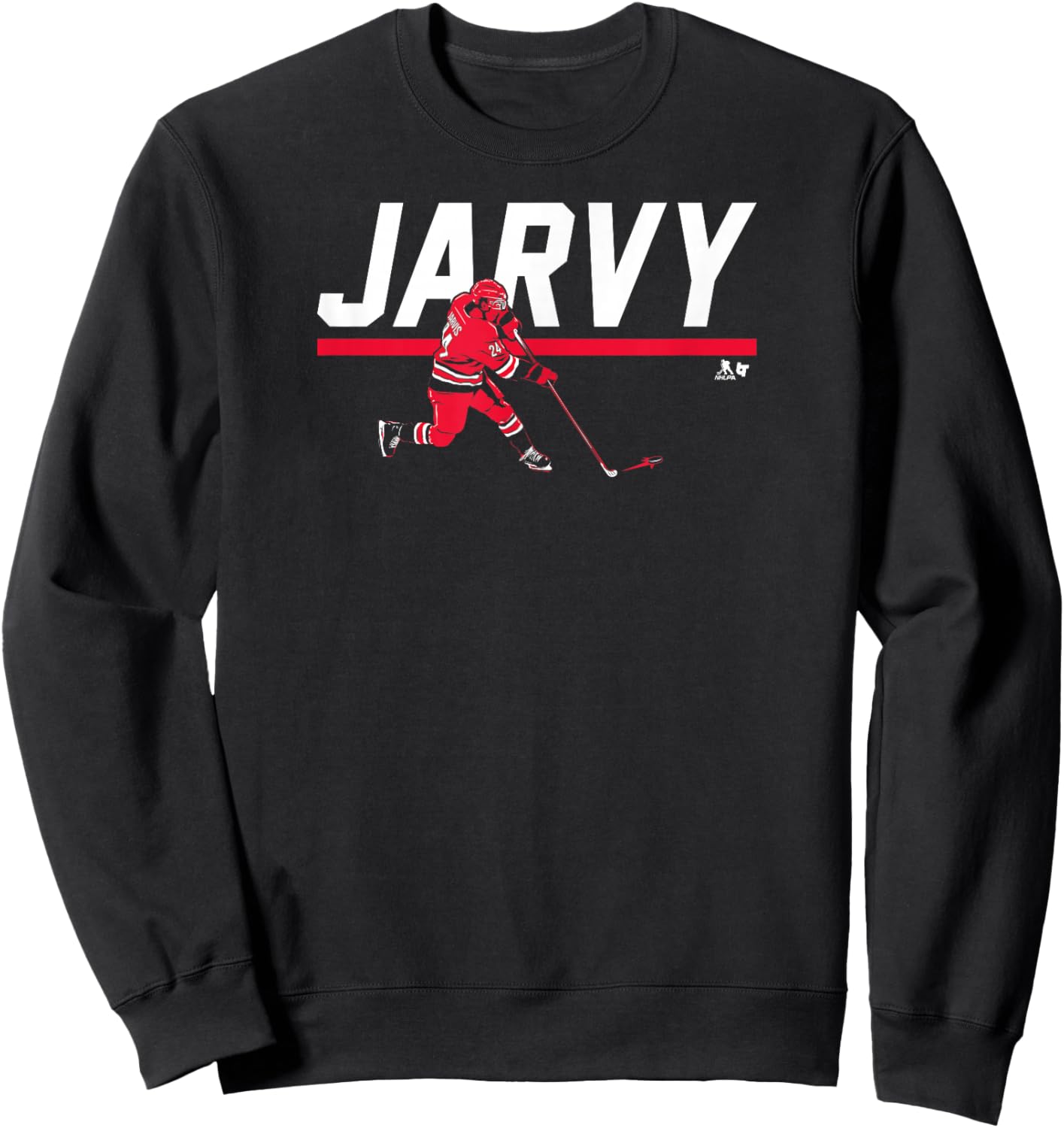 Seth Jarvis - Jarvy - Carolina Hockey Sweatshirt - Sweatshirt | Black
