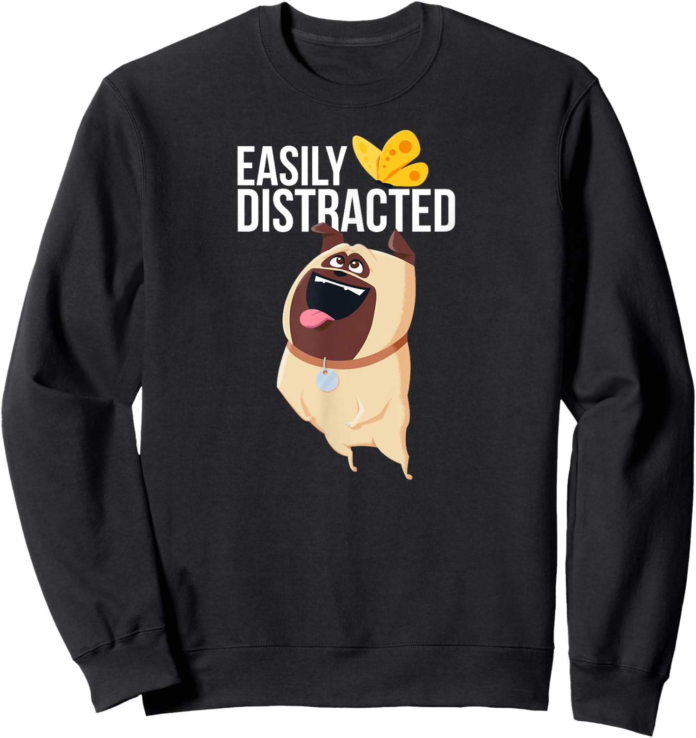 The Secret Life of Pets 2 Mel Easily Distracted Sweatshirt - Sweatshirt | Black