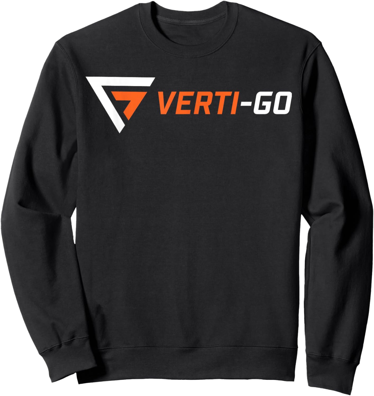 Verti-Go Orange White Sweatshirt - Sweatshirt | Black