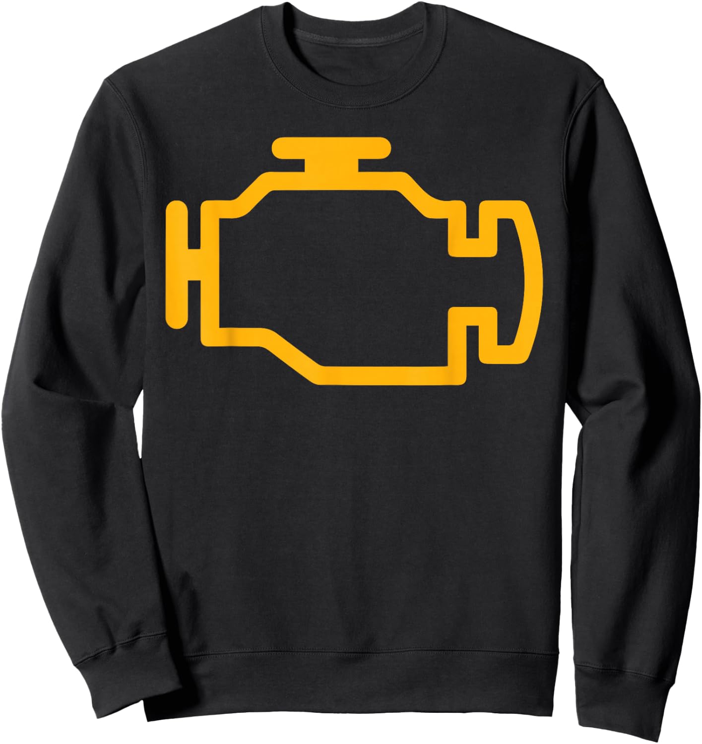 Check Engine Light Sweatshirt - Sweatshirt | Black