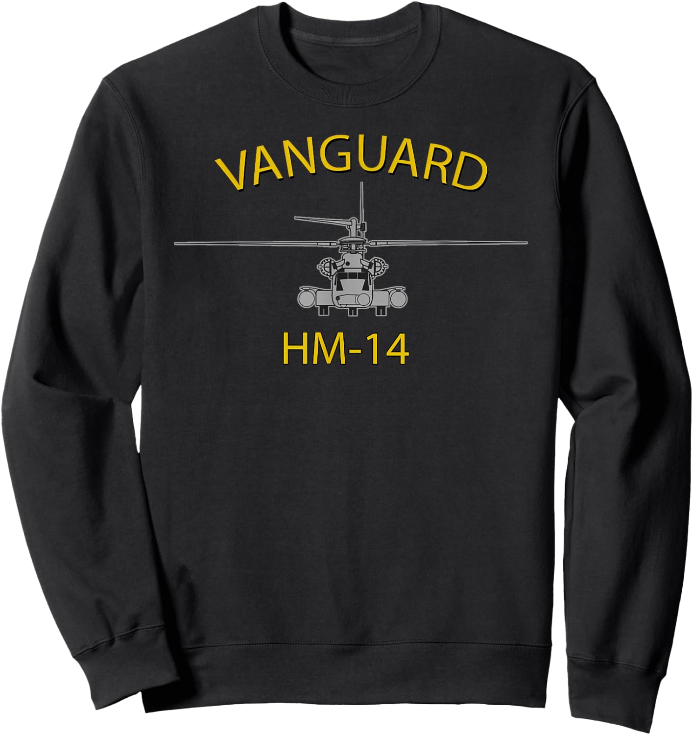 HM-14 Vanguard MH-53 Helicopter Squadron Sweatshirt - Sweatshirt | Black