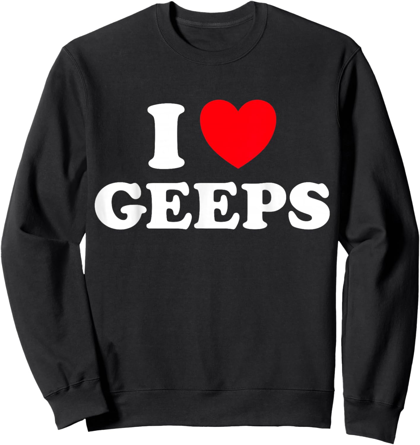 I Love Geep - Goat Sheep Mix Fan. Sweatshirt - Sweatshirt | Black