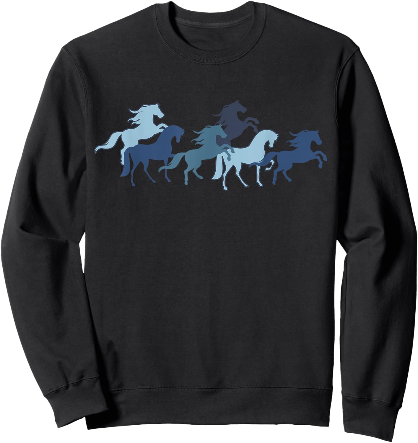 DreamWorks Spirit Riding Free Running Horses Sweatshirt - Sweatshirt | Black