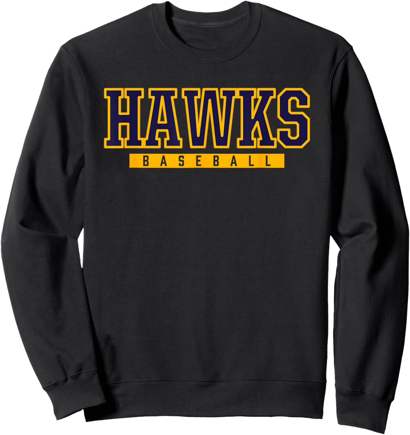 Apollo Hawks Baseball Sweatshirt - Sweatshirt | Black