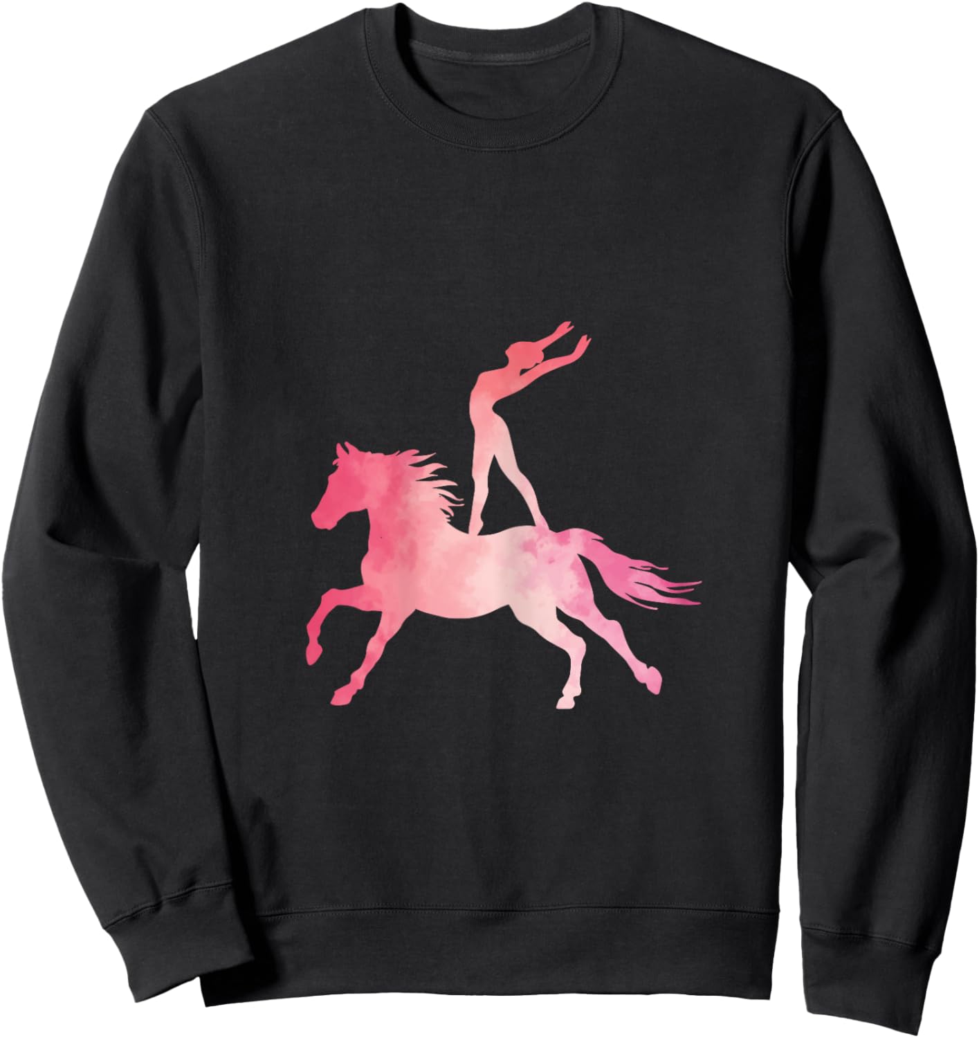 Voltigieren Riding Horse Riding Sports Horses Sayings Girls Gift Sweatshirt - Sweatshirt | Black