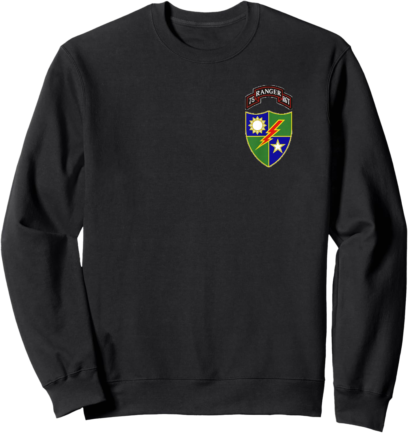 75th Ranger Regiment Sweatshirt - Sweatshirt | Black