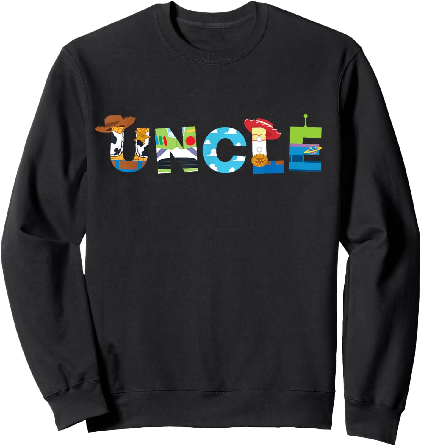 Disney and Pixar’s Toy Story Uncle Family Trip & Birthday Sweatshirt - Sweatshirt | Black