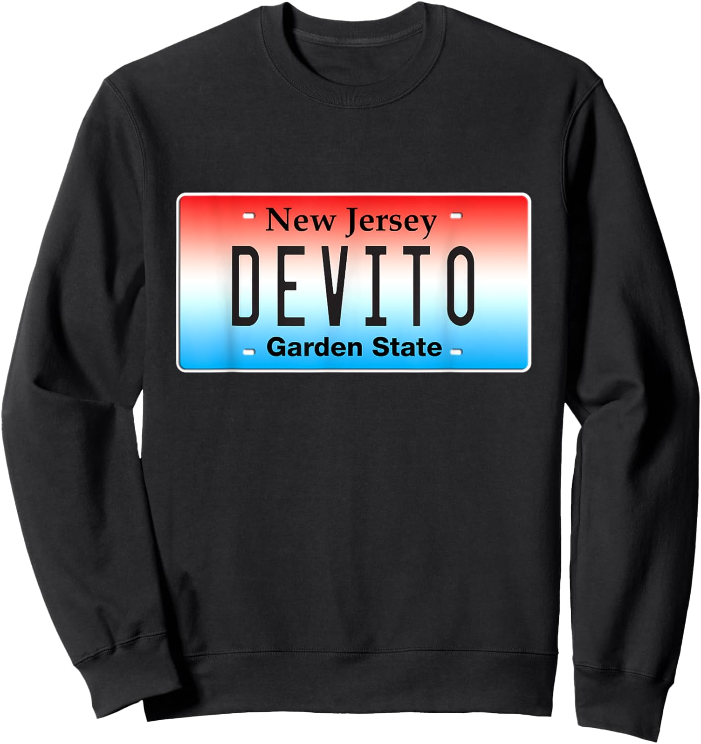 Funny Devito New Jersey Italian American NJ Cutlets Tommy Sweatshirt - Sweatshirt | Black