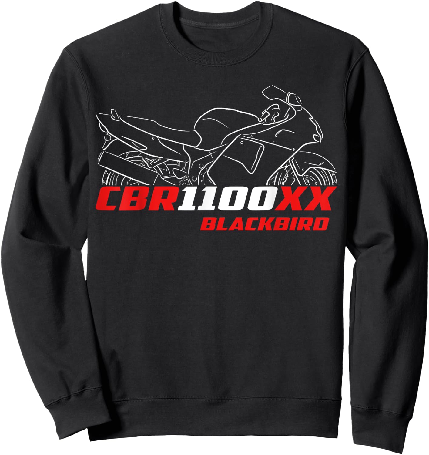 CBR1100XX Blackbird 1996–2007 for Riders, Motorcycle Sweatshirt - Sweatshirt | Black