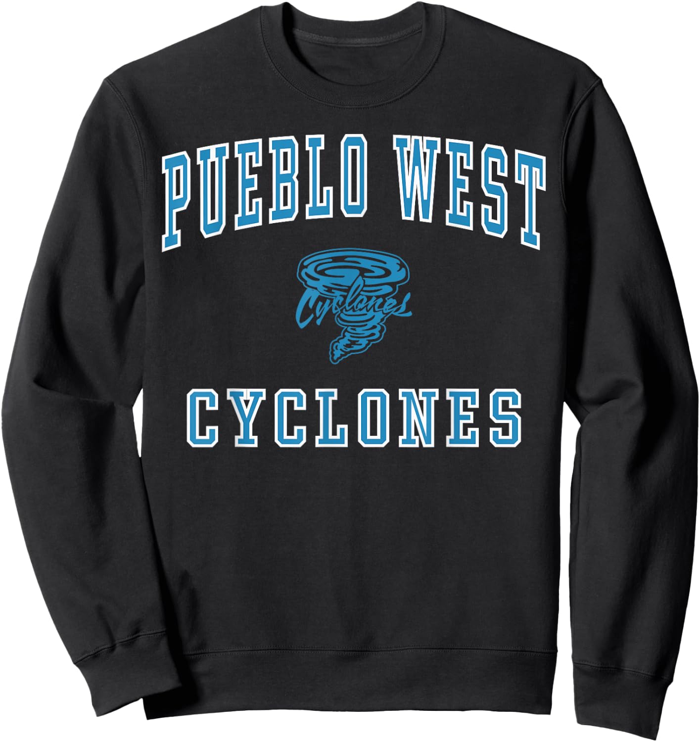 Pueblo West High School Cyclones C1 Sweatshirt - Sweatshirt | Black