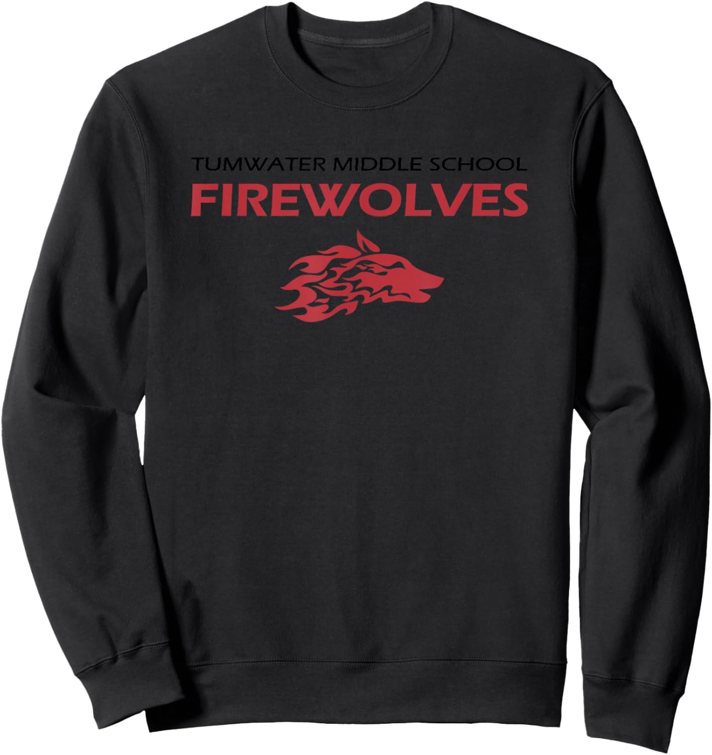 Tumwater Middle School Firewolves Sweatshirt - Sweatshirt | Black