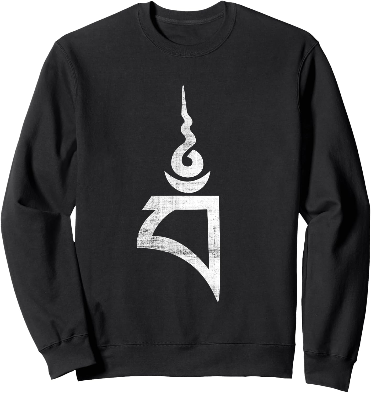 Vajrayogini Buddhist Meditation Dharma Tibet BAM Yoga Symbol Sweatshirt - Sweatshirt | Black