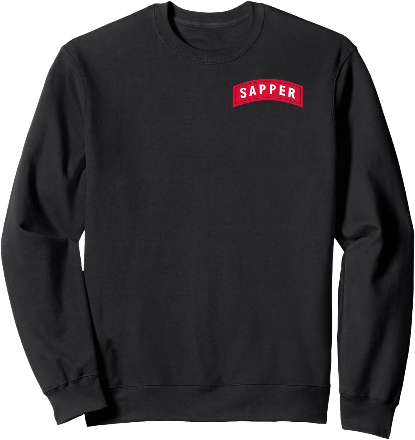 Sapper shirt - Sapper - Sapper Tab Sweatshirt - Sweatshirt | Black