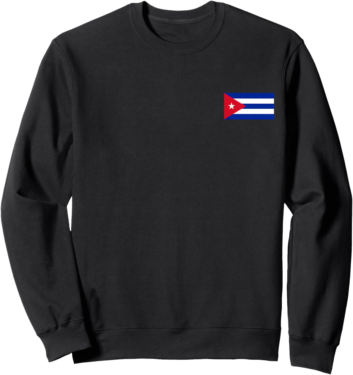 Cuba Flag Bandera Cubana Cuban Flags Gift Men Women Sweatshirt - Sweatshirt | Black