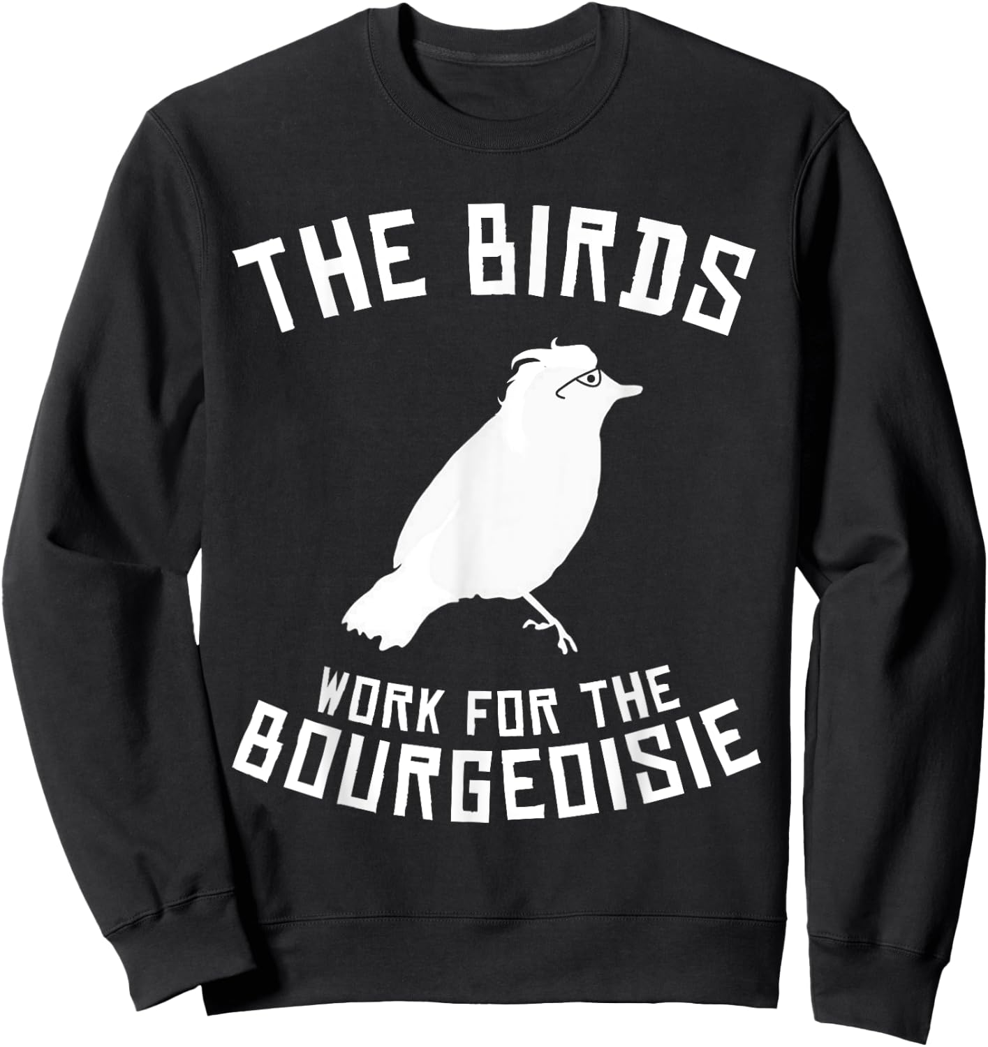 The Birds Work for the Bourgeoisie 1986 Sweatshirt - Sweatshirt | Black