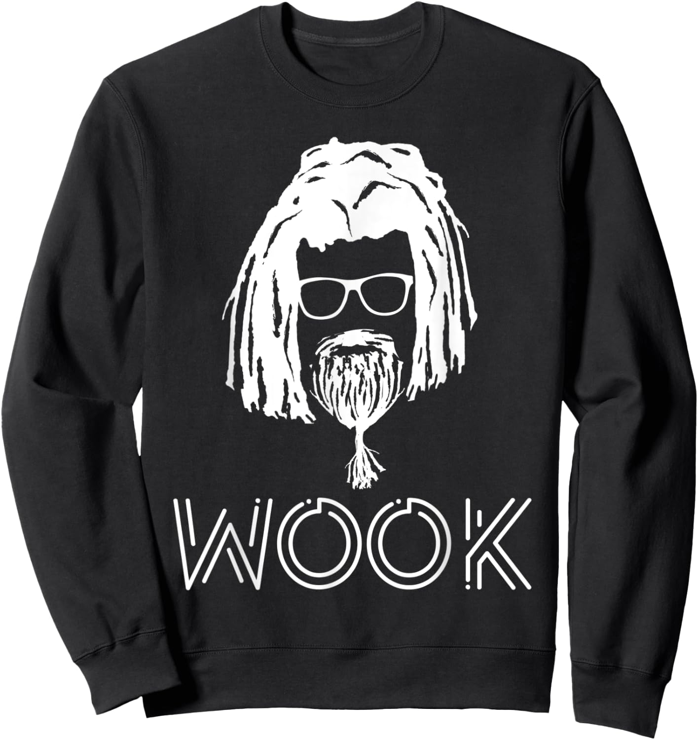Wook Shirt, Rave, Psytrance, Hippie, Tribe, EDM, Wook Life Sweatshirt - Sweatshirt | Black