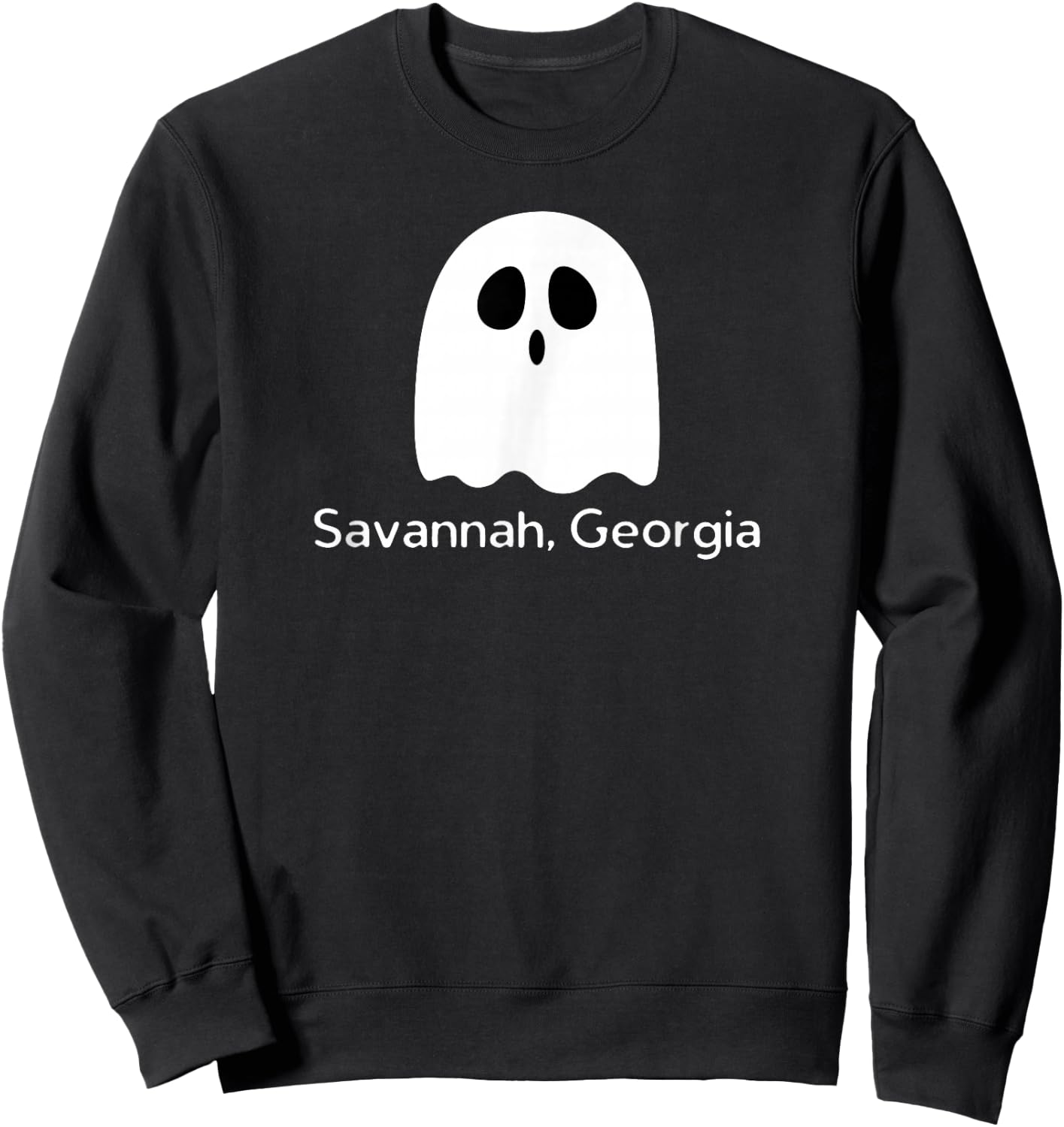 Savannah, Georgia Ghost Hunting Souvenir Sweatshirt - Sweatshirt | Black