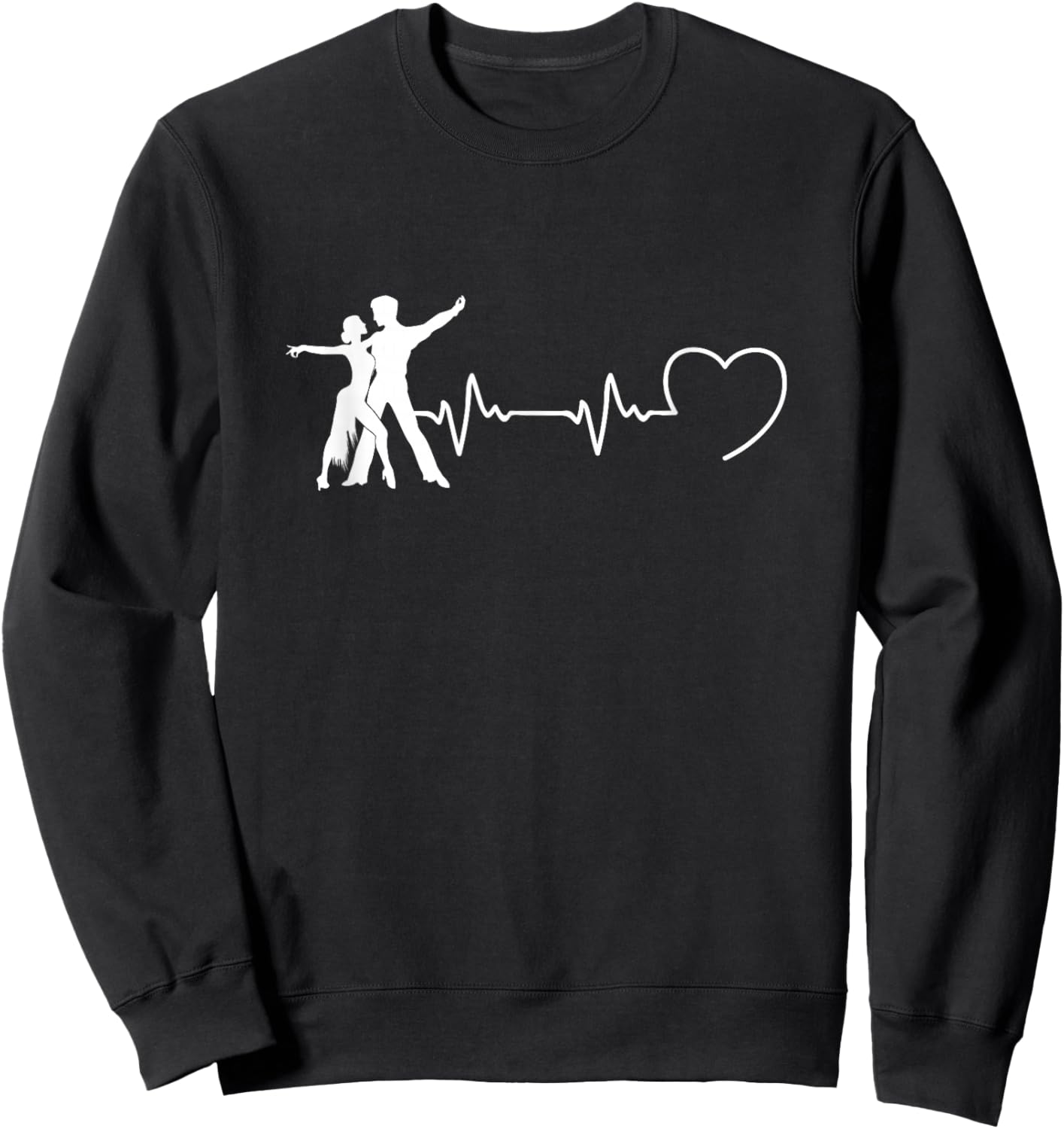 Salsa Mann Herzschlag Humor Tanz Salsa lustig Sweatshirt - Sweatshirt | Black