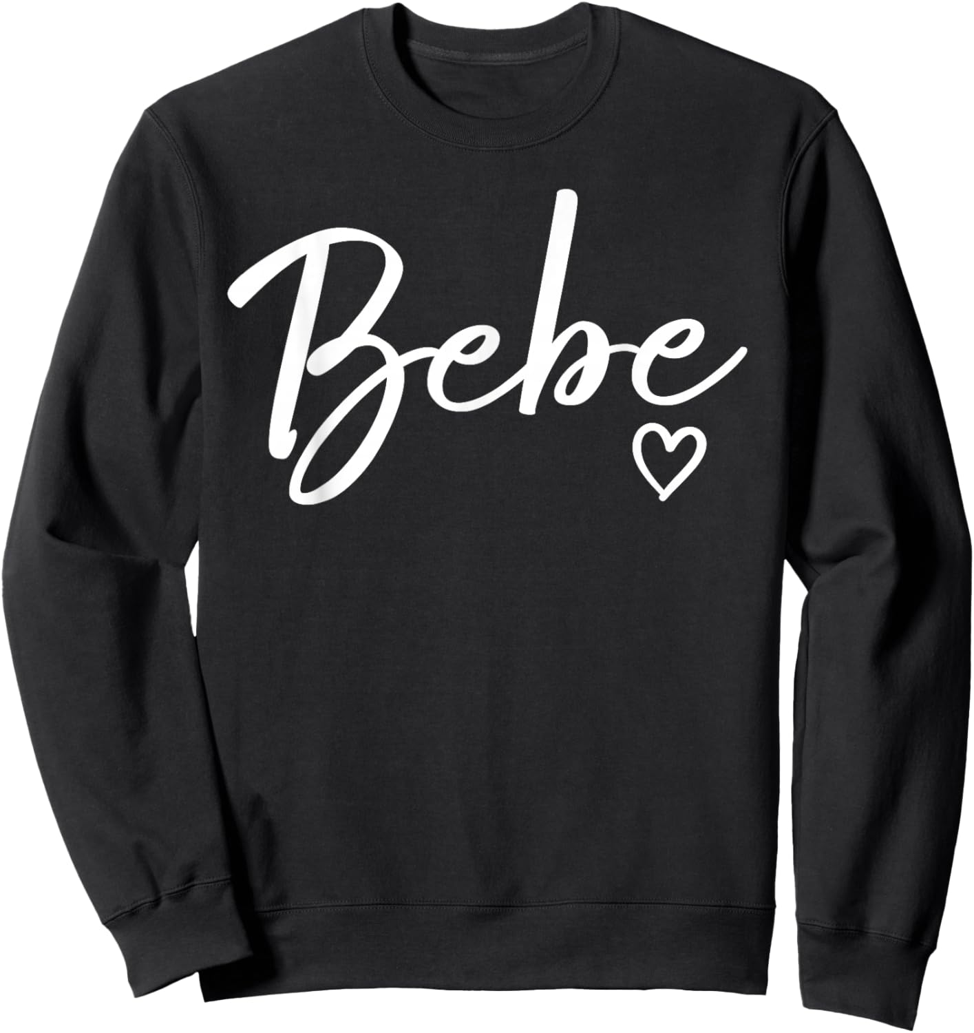 Bebe Gifts Grandma Heart Mother's Day Bebe Sweatshirt - Sweatshirt | Black