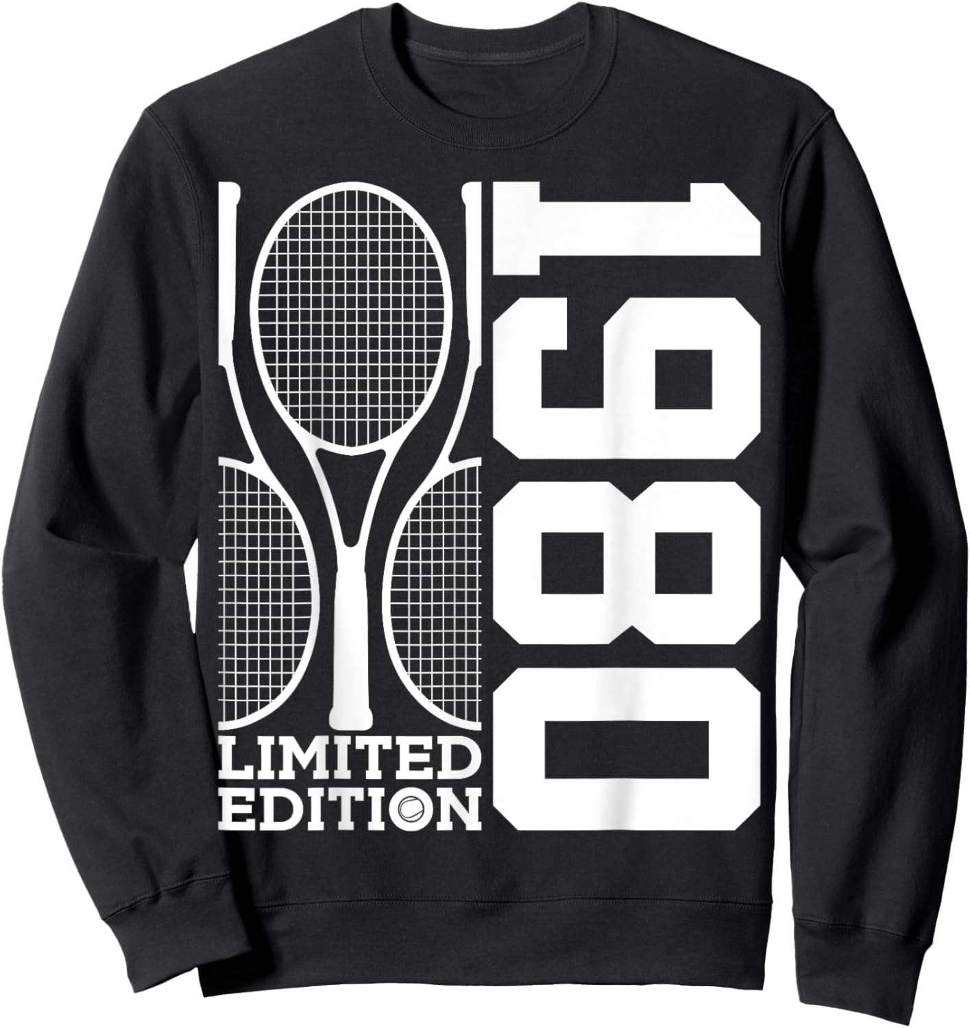 45th BIRTHDAY TENNIS LIMITED EDITION 1980 Sweatshirt - Sweatshirt | Black