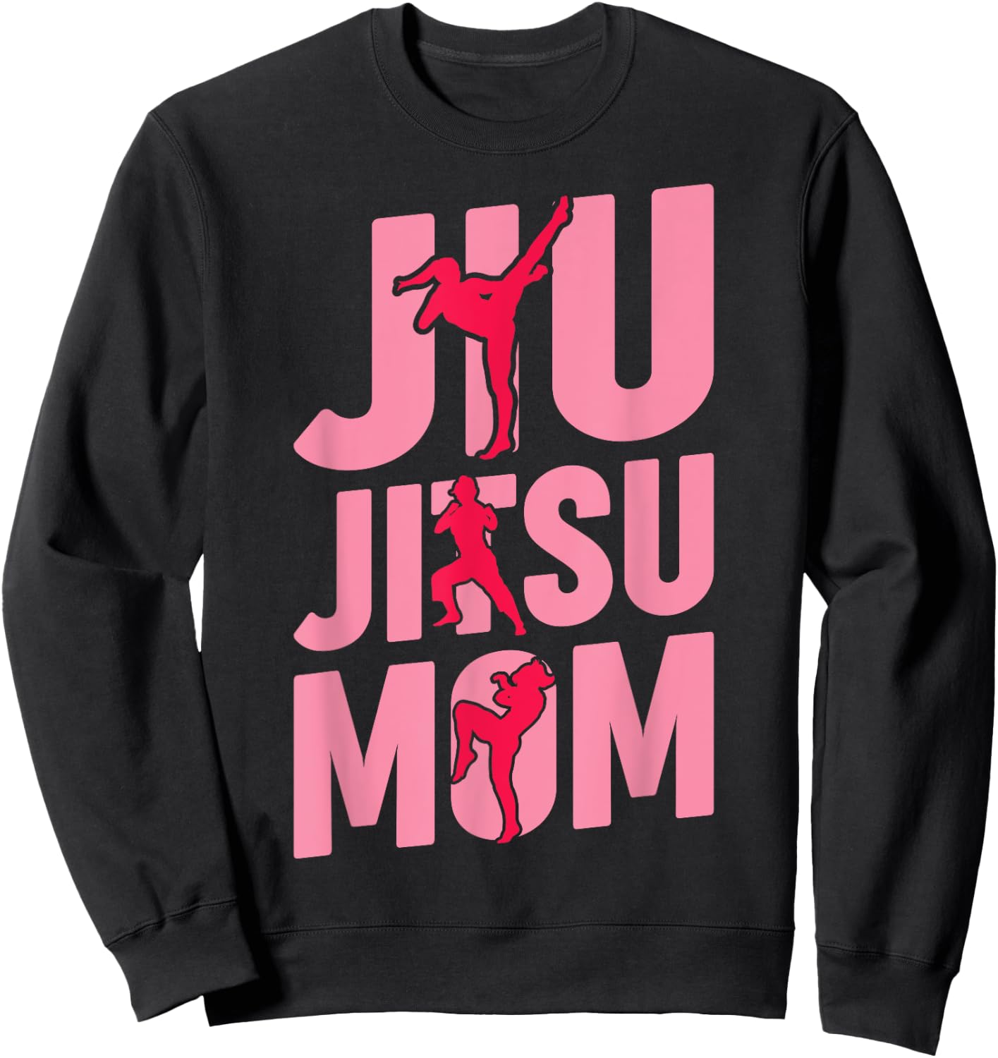 Martial Art Jiu Jitsu Mom Sport Sweatshirt - Sweatshirt | Black