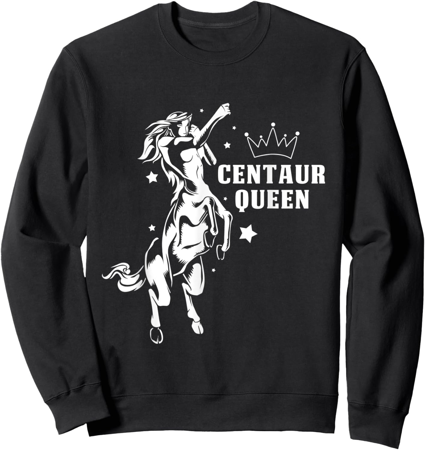Centaur Queen Centaur Costume Female Sweatshirt - Sweatshirt | Black