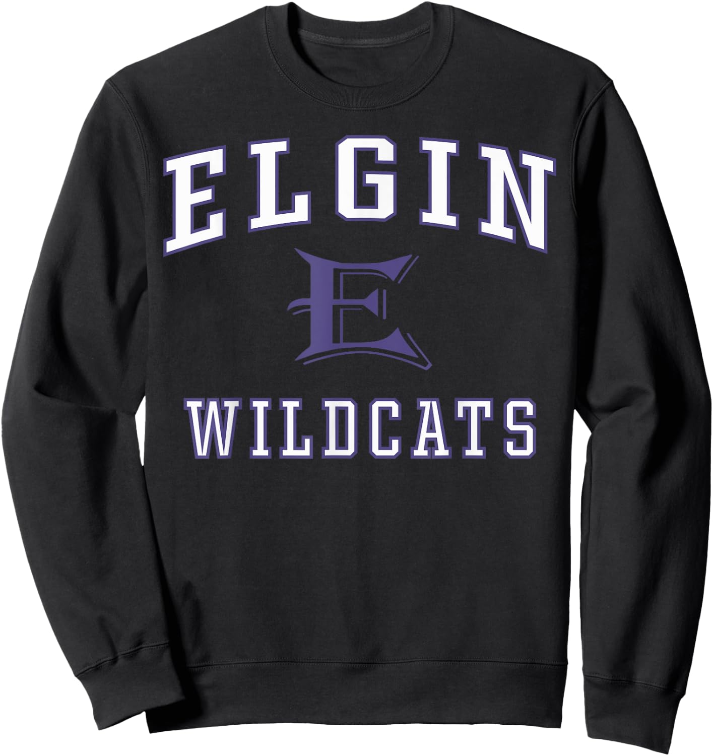 Elgin High School Wildcats C1 Sweatshirt - Sweatshirt | Black