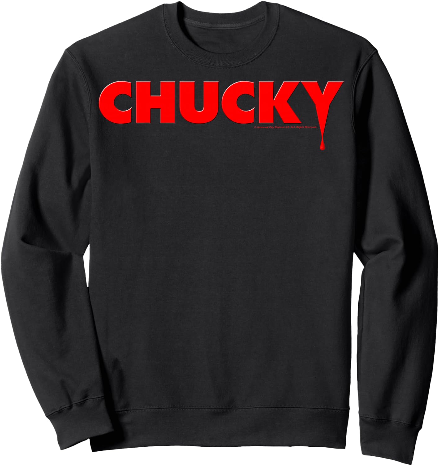 Child's Play Chucky Logo Sweatshirt - Sweatshirt | Black
