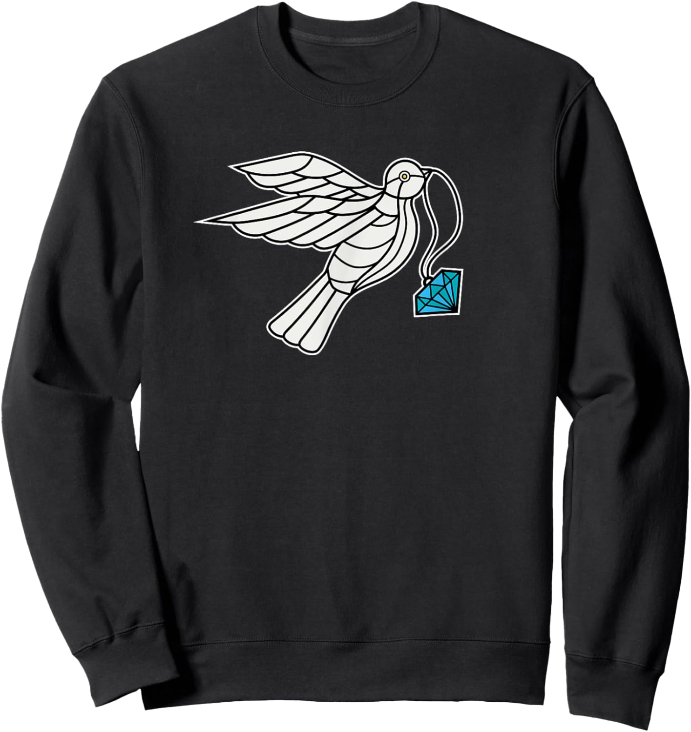 Diamond Doves Sweatshirt - Sweatshirt | Black